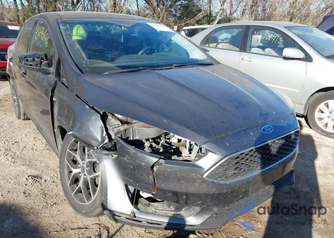 2017 Ford Focus Sel из США, поврежденный, VIN 1FADP3H2XHL257512